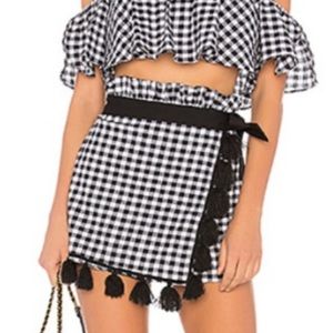 Misa checkered skort